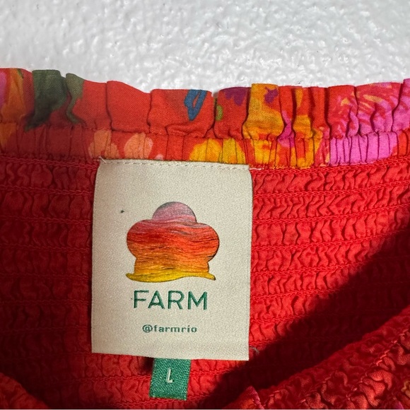 FARM Rio Colorful Floral Ruffle Mini Dress - Picture 8 of 12